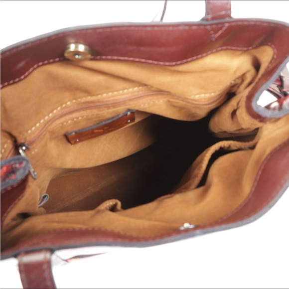 NWT Patricia Nash Autumn Leaf Tote - Brown and Multicolor - Picture 5 of 6